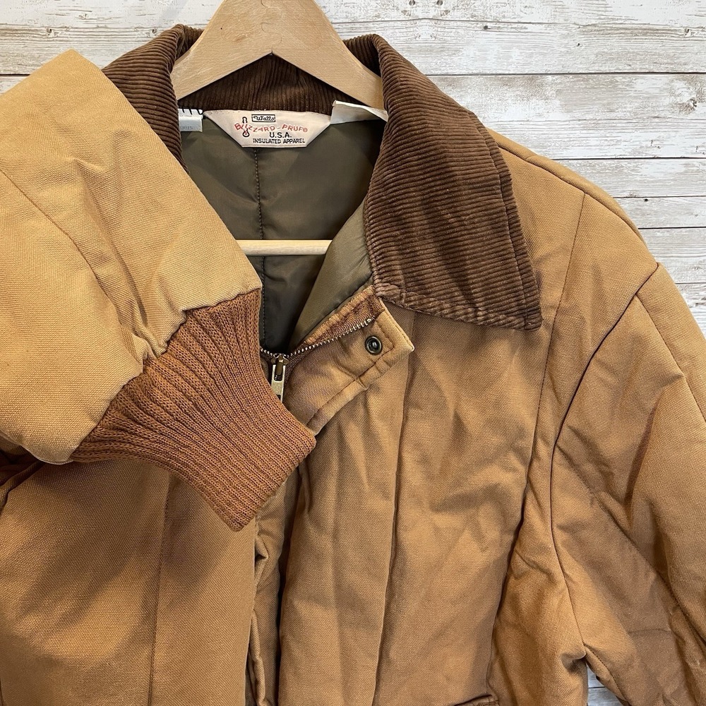 NEW Vintage Walls Mens 2XL‎ Jacket Blizzard-Pruf Brown Chore Barn Coat USA READ